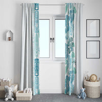 Christmas Aloha Hawaii Tiki Window Curtain Hibiscus Summer Colors LT7 - Polynesian Pride