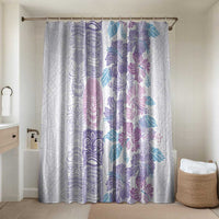 Christmas Aloha Hawaii Tiki Bathroom Set Hibiscus Winter Colors - Polynesian Pride