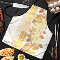Christmas Aloha Hawaii Tiki Apron Hibiscus Autumn Colors - Polynesian Pride
