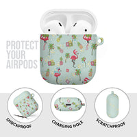 Aloha Hawaii Christmas Seamless AirPods Case Plumeria Lei LT7 - Polynesian Pride