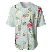 Aloha Hawaii Christmas Seamless Baseball Jersey Plumeria Lei