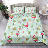 Aloha Hawaii Christmas Seamless Bedding Set Plumeria Lei