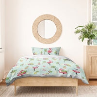 Aloha Hawaii Christmas Seamless Bedding Set Plumeria Lei
