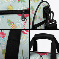 Aloha Hawaii Christmas Seamless Duffle Bag Plumeria Lei