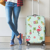 Aloha Hawaii Christmas Seamless Luggage Cover Plumeria Lei LT7 - Polynesian Pride