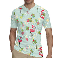 Aloha Hawaii Christmas Seamless Rugby Jersey Plumeria Lei LT7 - Polynesian Pride