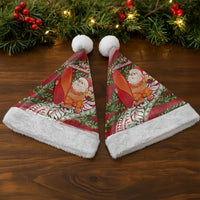 Mele Kalikimaka Hawaii Christmas Maile Lei Christmas Santa Hat Tropical Santa LT7 - Polynesian Pride