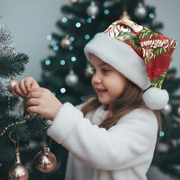 Mele Kalikimaka Hawaii Christmas Maile Lei Christmas Santa Hat Tropical Santa LT7 - Polynesian Pride