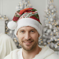 Mele Kalikimaka Hawaii Christmas Maile Lei Christmas Santa Hat Tropical Santa LT7 - Polynesian Pride