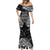 Custom New Zealand Rugby Mermaid Dress 2023 World Cup Aotearoa Haka Face LT7 - Polynesian Pride