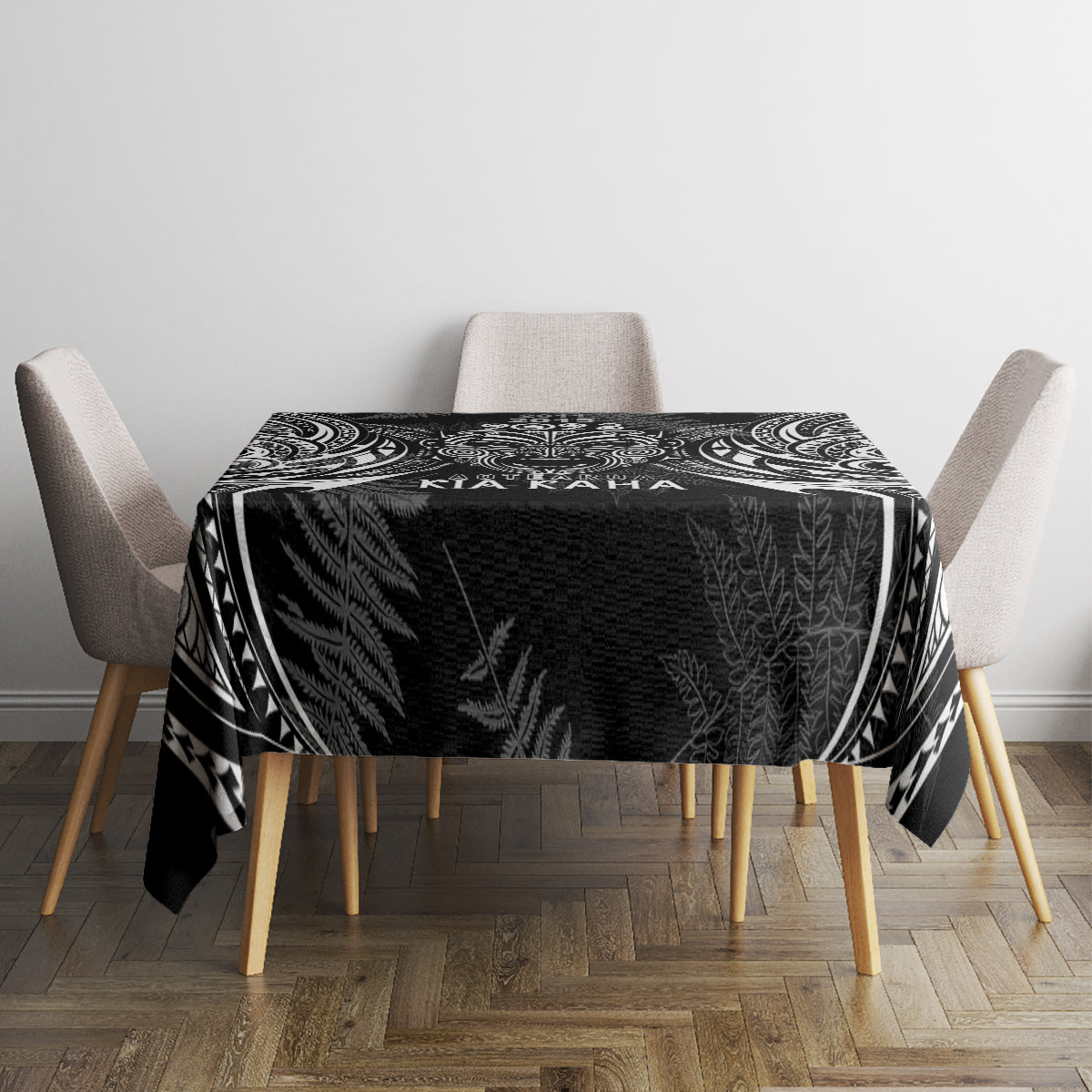 New Zealand Rugby Tablecloth 2023 World Cup Aotearoa Haka Face LT7 - Polynesian Pride