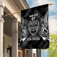 New Zealand Rugby Garden Flag 2023 World Cup Aotearoa Create History LT7 House Flag Black - Polynesian Pride