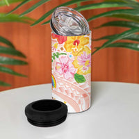 Aloha Hawaii 4 in 1 Can Cooler Tumbler Kawaii Mele Kalikimaka - Pastel Fever