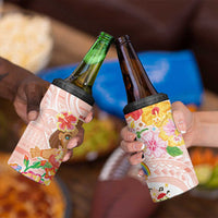 Aloha Hawaii 4 in 1 Can Cooler Tumbler Kawaii Mele Kalikimaka - Pastel Fever