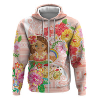 Aloha Hawaii Hoodie Kawaii Mele Kalikimaka - Pastel Fever