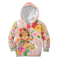 Aloha Hawaii Kid Hoodie Kawaii Mele Kalikimaka - Pastel Fever