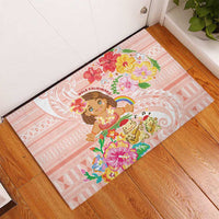 Aloha Hawaii Rubber Doormat Kawaii Mele Kalikimaka - Pastel Fever
