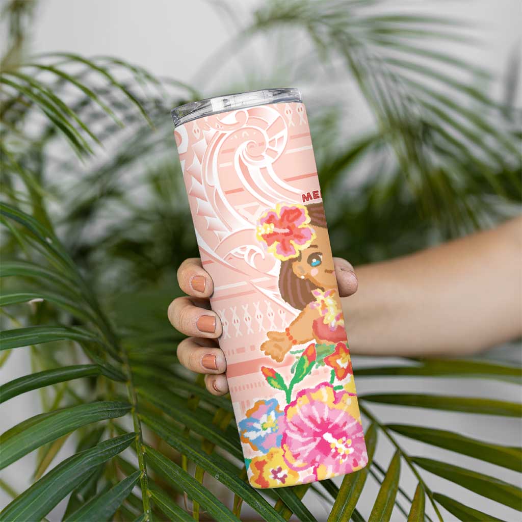 Aloha Hawaii Skinny Tumbler Kawaii Mele Kalikimaka - Pastel Fever