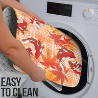 Orange Palaka Hawaii Aloha Bathroom Set Koi Pond Mix Japanese Maple - Polynesian Pride