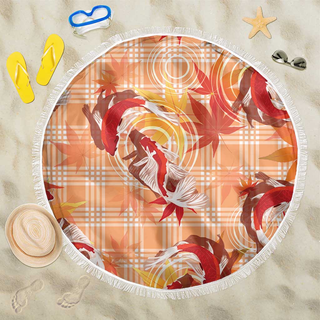 Orange Palaka Hawaii Aloha Beach Blanket Koi Pond Mix Japanese Maple - Polynesian Pride
