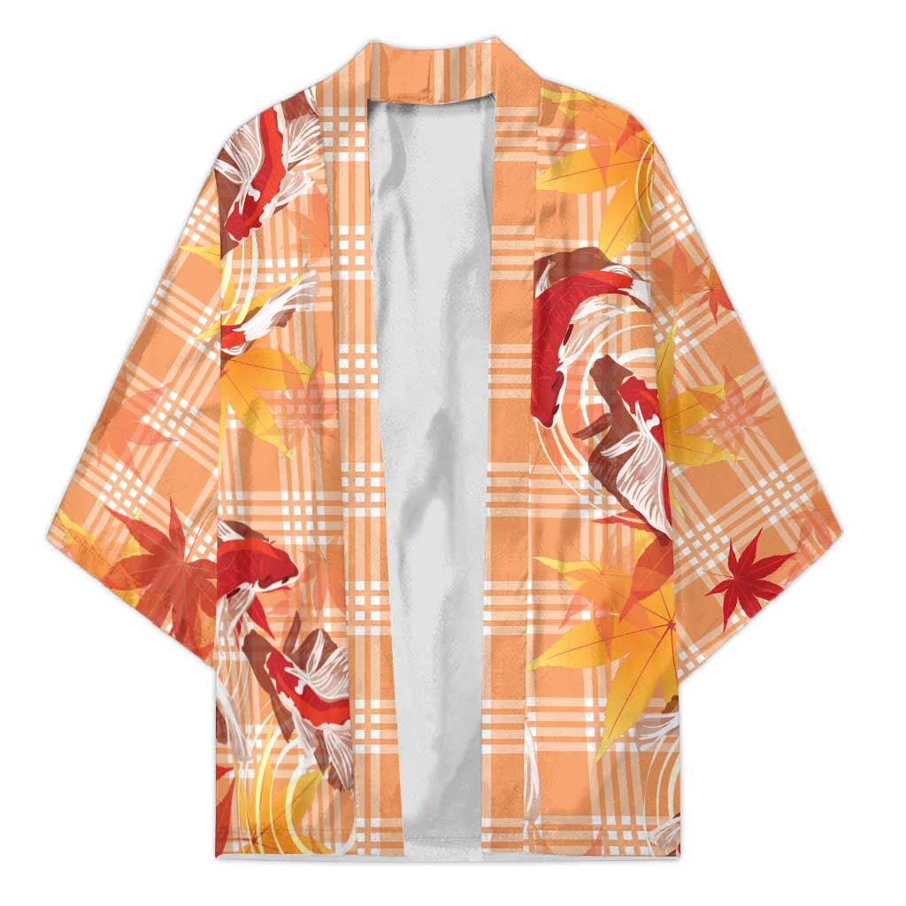 Orange Palaka Hawaii Aloha Kimono Koi Pond Mix Japanese Maple - Polynesian Pride