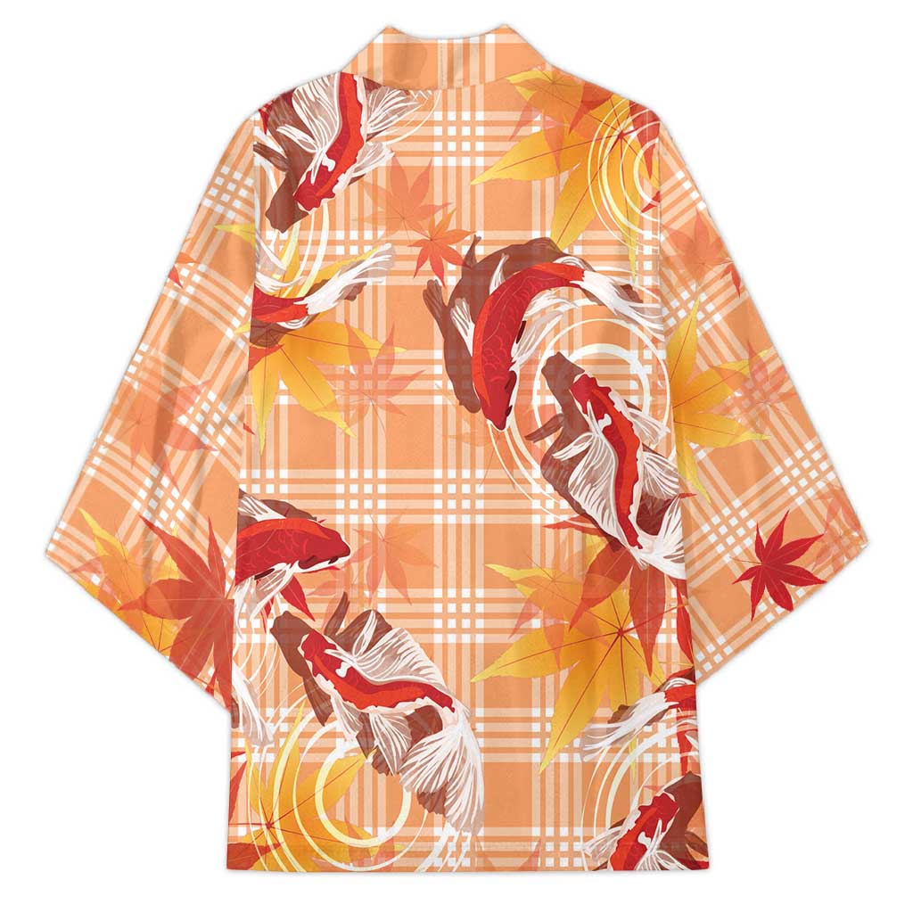 Orange Palaka Hawaii Aloha Kimono Koi Pond Mix Japanese Maple - Polynesian Pride