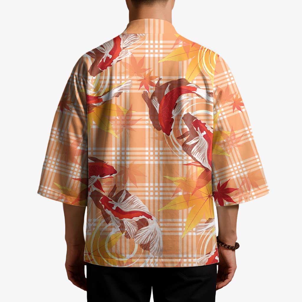 Orange Palaka Hawaii Aloha Kimono Koi Pond Mix Japanese Maple - Polynesian Pride