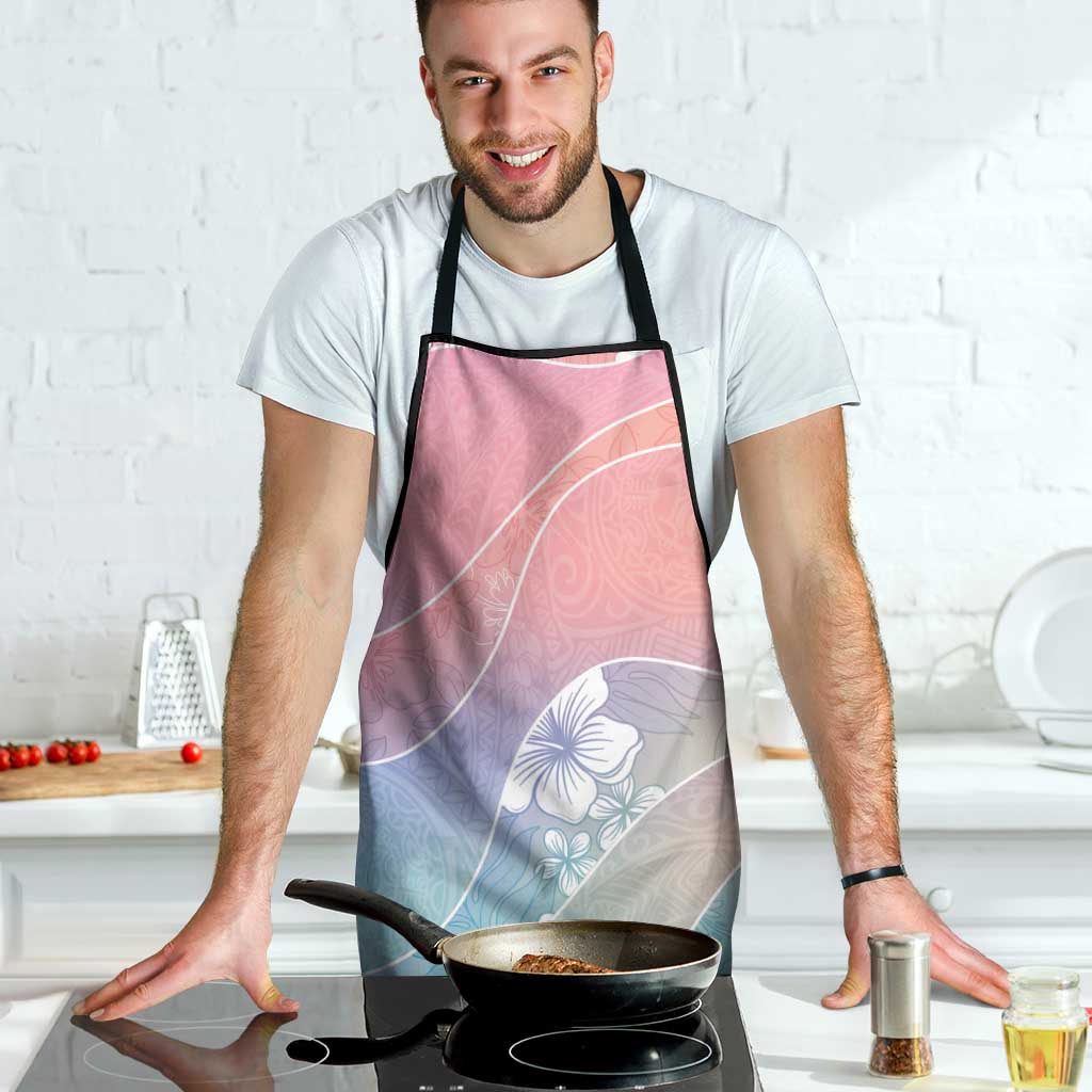 Aloha Hawaii Floral Tapa Apron Patchwork Pastel Candy - Polynesian Pride