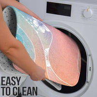 Aloha Hawaii Floral Tapa Bathroom Set Patchwork Pastel Candy - Polynesian Pride