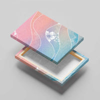 Aloha Hawaii Floral Tapa Canvas Wall Art Patchwork Pastel Candy - Polynesian Pride