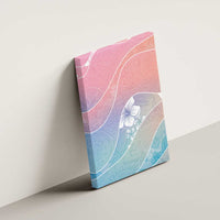 Aloha Hawaii Floral Tapa Canvas Wall Art Patchwork Pastel Candy - Polynesian Pride