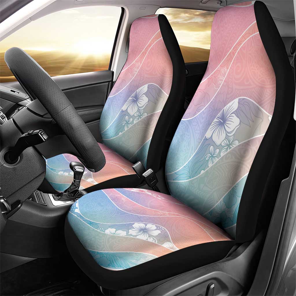 Aloha Hawaii Floral Tapa Car Seat Cover Patchwork Pastel Candy - Polynesian Pride
