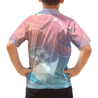 Aloha Hawaii Floral Tapa Family Matching Summer Maxi Dress and Hawaiian Shirt Patchwork Pastel Candy - Polynesian Pride