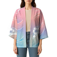 Aloha Hawaii Floral Tapa Kimono Patchwork Pastel Candy - Polynesian Pride