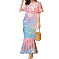 Aloha Hawaii Floral Tapa Mermaid Dress Patchwork Pastel Candy - Polynesian Pride
