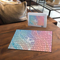 Aloha Hawaii Floral Tapa Puzzle Patchwork Pastel Candy - Polynesian Pride