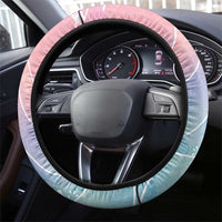 Aloha Hawaii Floral Tapa Steering Wheel Cover Patchwork Pastel Candy - Polynesian Pride