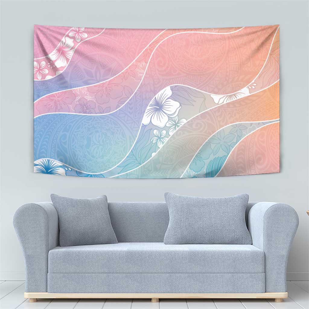 Aloha Hawaii Floral Tapa Tapestry Patchwork Pastel Candy - Polynesian Pride