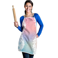 Hawaii Aloha Plumeria Lei Pastel Candy Palaka Apron - Polynesian Pride