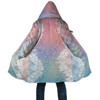 Hawaii Aloha Plumeria Lei Pastel Candy Palaka Cloak - Polynesian Pride