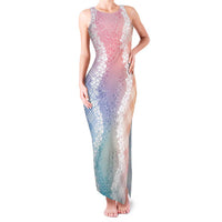 Hawaii Aloha Plumeria Lei Pastel Candy Palaka Family Matching Tank Maxi Dress and Hawaiian Shirt - Polynesian Pride