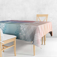 Hawaii Aloha Plumeria Lei Pastel Candy Palaka Tablecloth - Polynesian Pride