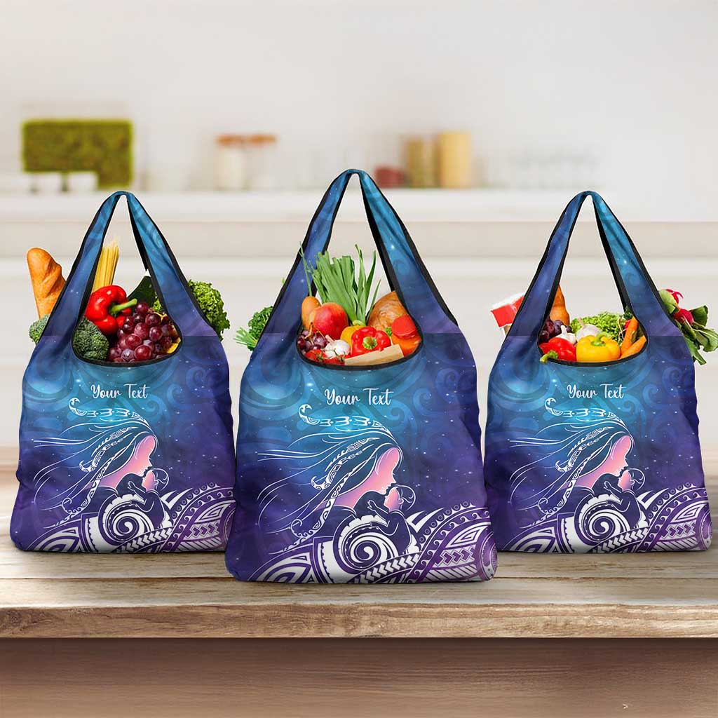 New Zealand Mother's Day Grocery Bag Maori Hari Ra Mama LT7 3-pack One Size Galaxy - Polynesian Pride