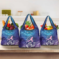 New Zealand Mother's Day Grocery Bag Maori Hari Ra Mama LT7 3-pack One Size Galaxy - Polynesian Pride