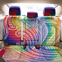 Aloha Pride Rainbow Tie Dye Back Car Seat Cover Humpback Whale - Love is Love