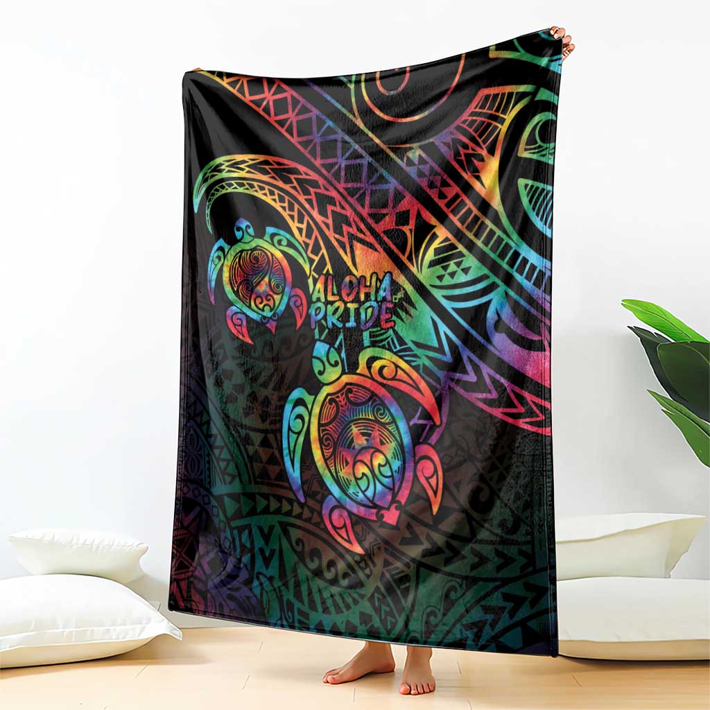 Hawaii Pride Blanket Rainbow Swirls