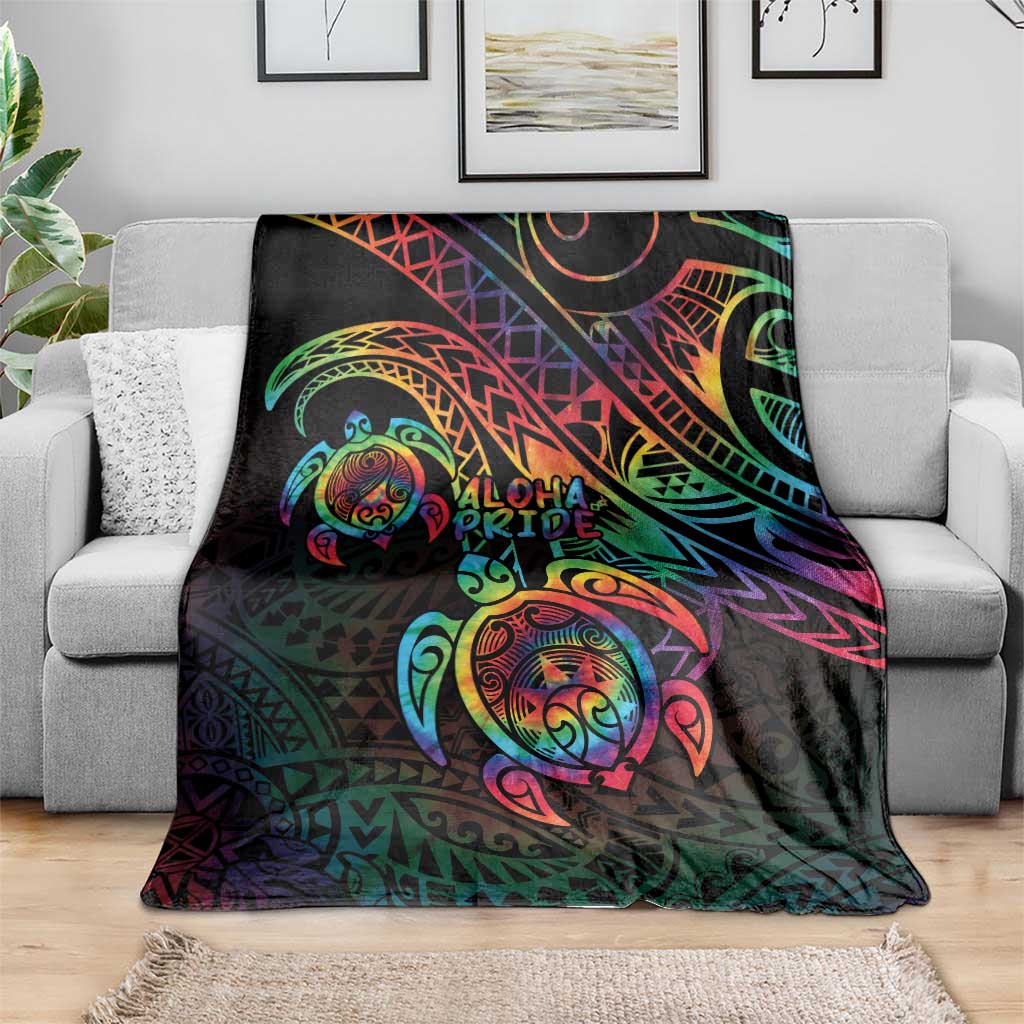 Hawaii Pride Blanket Rainbow Swirls