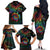 Hawaii Pride Family Matching Off The Shoulder Long Sleeve Dress and Hawaiian Shirt Rainbow Swirls