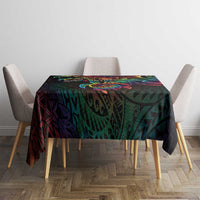 Hawaii Pride Tablecloth Rainbow Swirls LT7 - Polynesian Pride