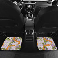 Aloha Festive Hawaii Car Mats Mokihana - Maile and Ilima on Lilac - Polynesian Pride